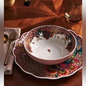 House of Hackney Anthropologie Majorelle Leopard Bowl